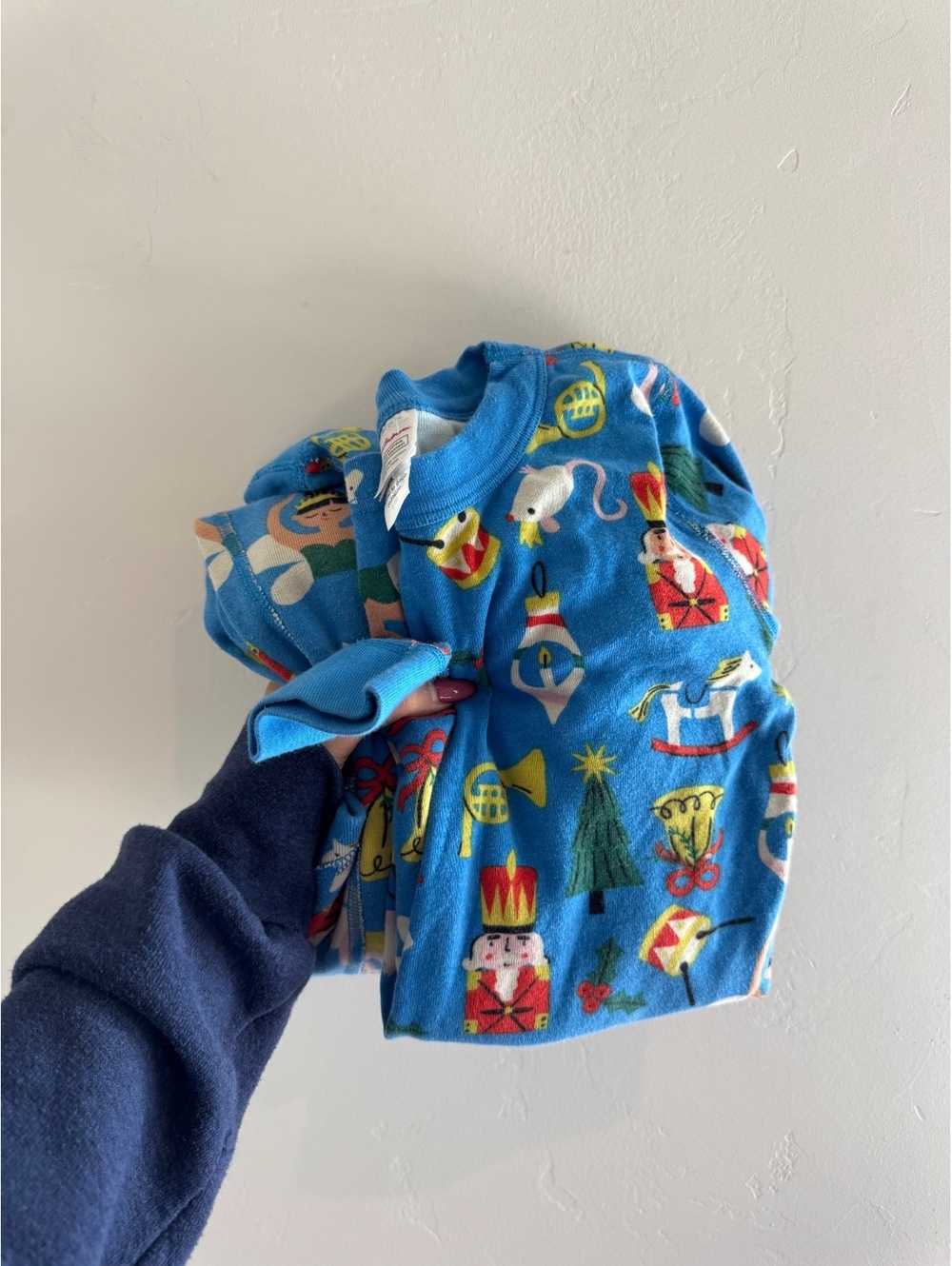 Hanna Andersson Organic Cotton Christmas Pajama Set Kids Size 14